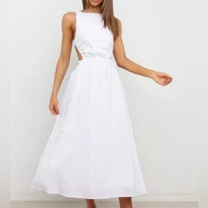 Petal & Pup Esther Dress White